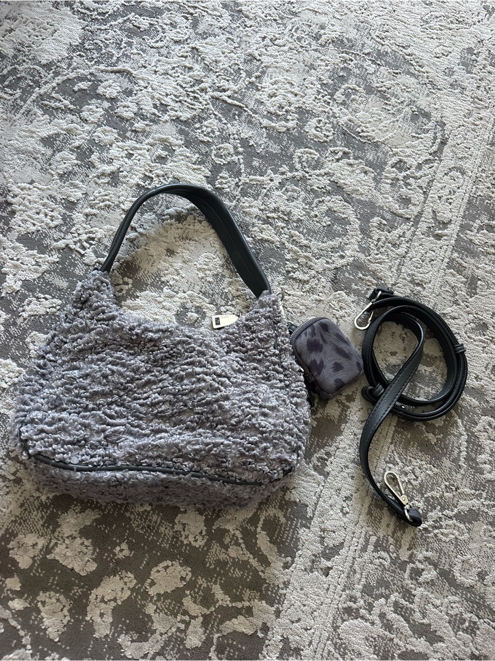 Fuzzy purse